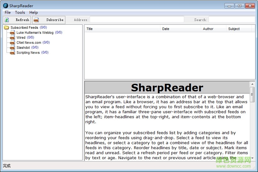 sharpreader sharpreader