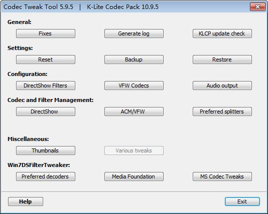 k lite codec编解码器 k lite codec pack xp