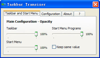 Taskbar Transizer软件