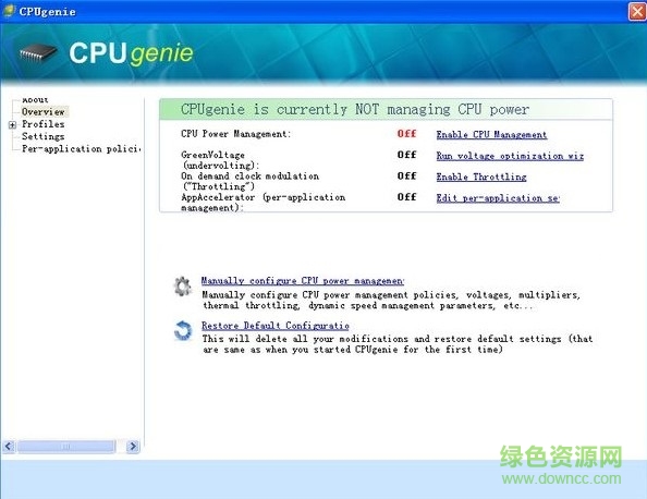 CPUgenie CPUgenie中文版下载