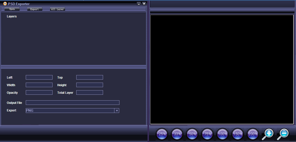 psd exporter psd转png工具下载