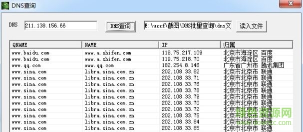 DNS批量解析软件 DNS批量解析工具