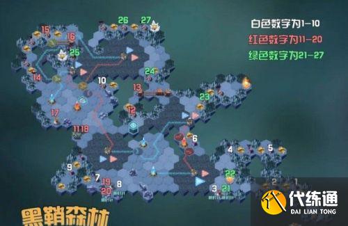 黑鞘森林攻略_黑鞘森林路线图