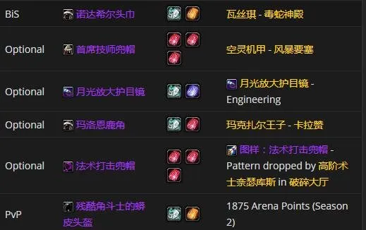 平衡德_TBC怀旧服德BIS装备配装攻略