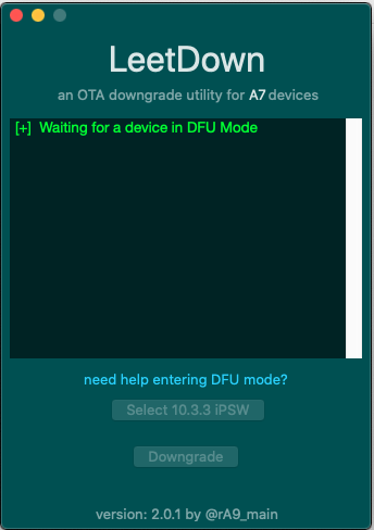 leetdown 降级工具 leetdown降级10.33