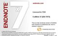 endnote x7修改版(参考文献管理工具)下载v17.0.0.7072 中文KEY汉化版