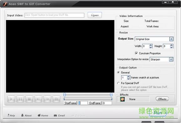 swf转gif软件下载 Aoao SWF to GIF Converter工具