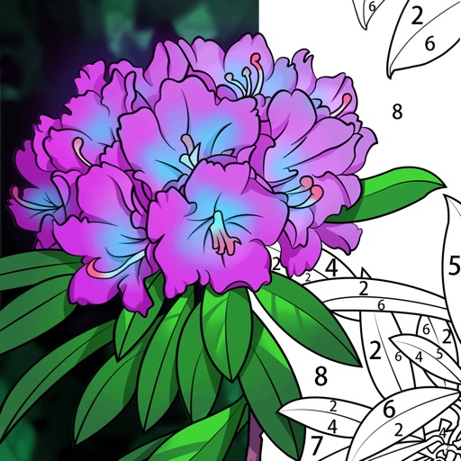 画画像素涂色—数字填色花园免费下载